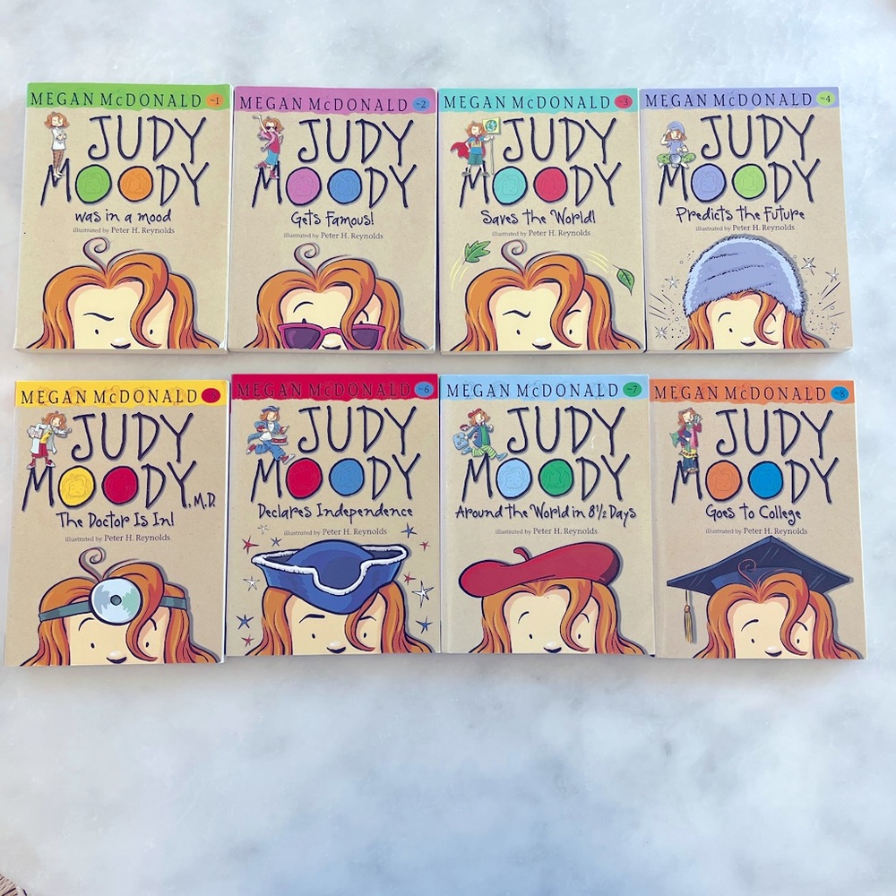 Judy Moody Set of 8 Books.
